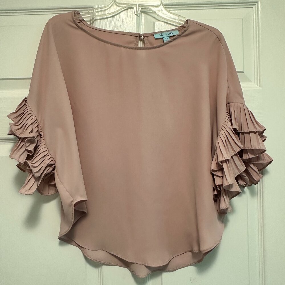 She + Sky Blouse size Medium